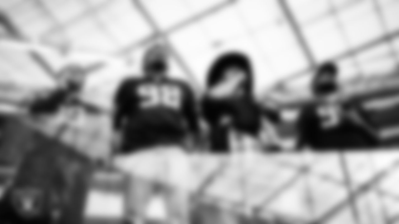 Fans before the Las Vegas Raiders' regular season away game against the Los Angeles Chargers at SoFi Stadium.