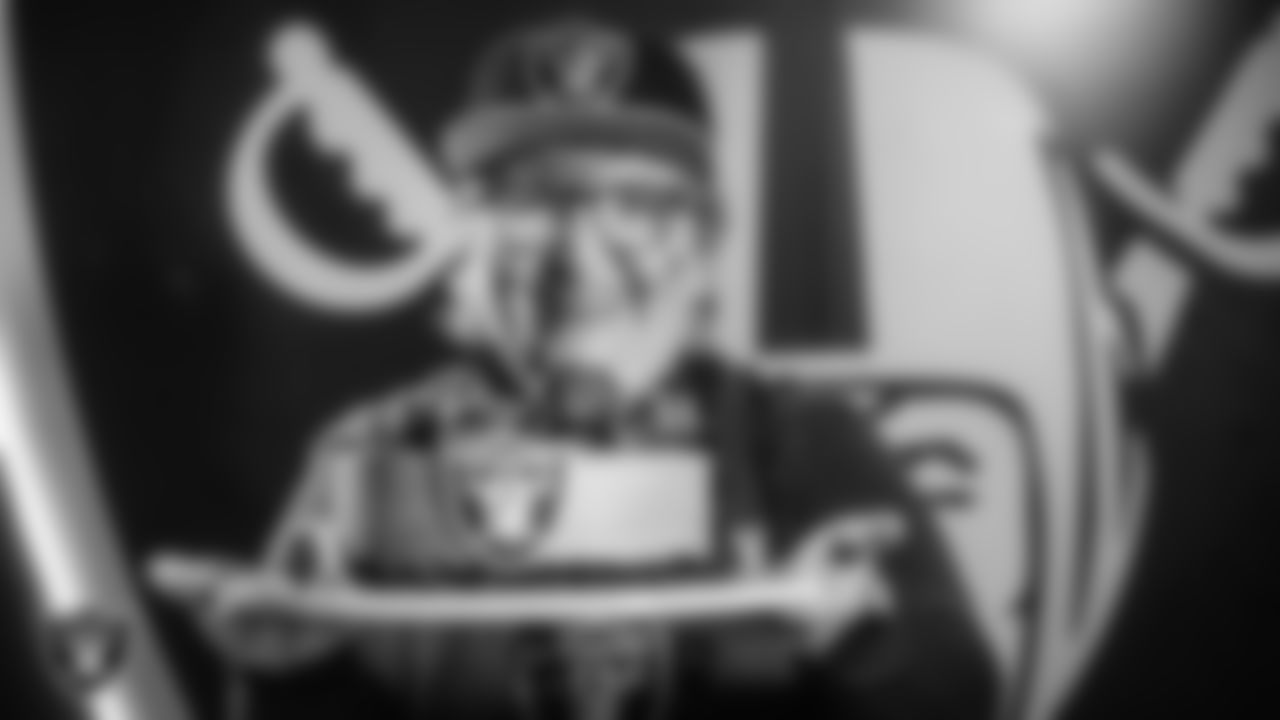 Las Vegas Raiders fan Barbara Estrada from Mexico City is named the International Fan of the Year.