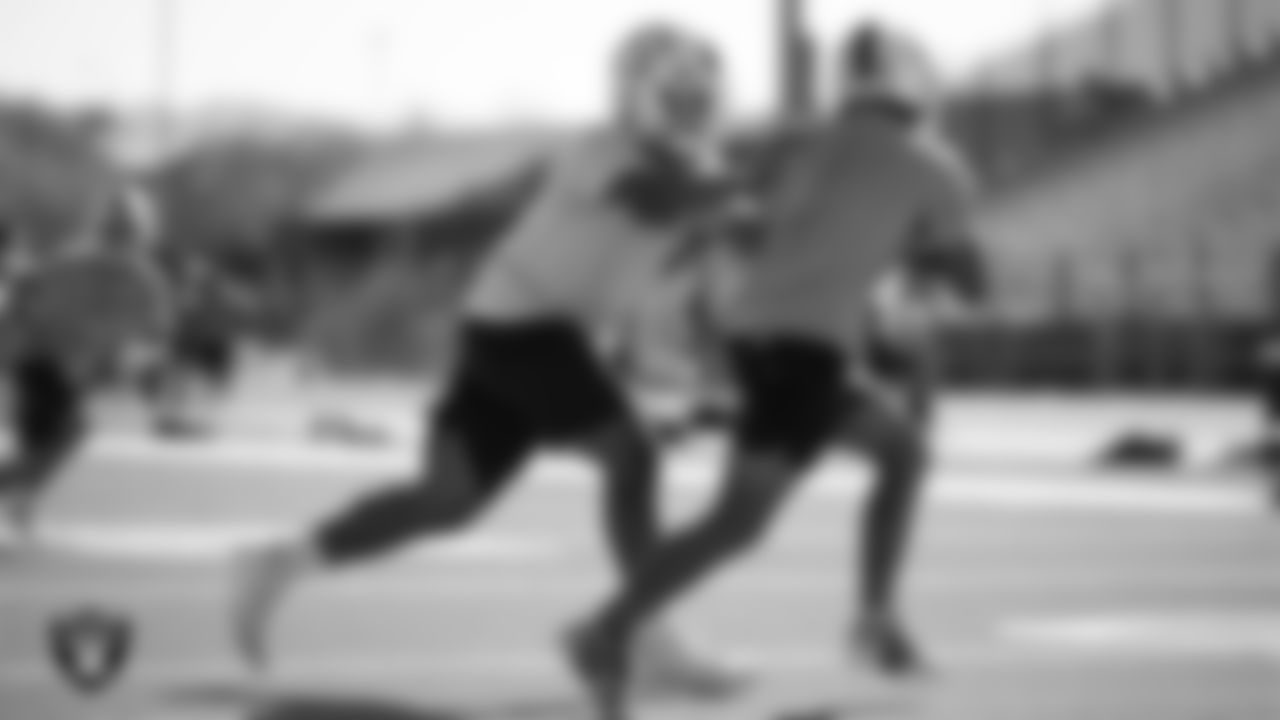 Members of the Liberty High School football team during practice at Liberty High School.