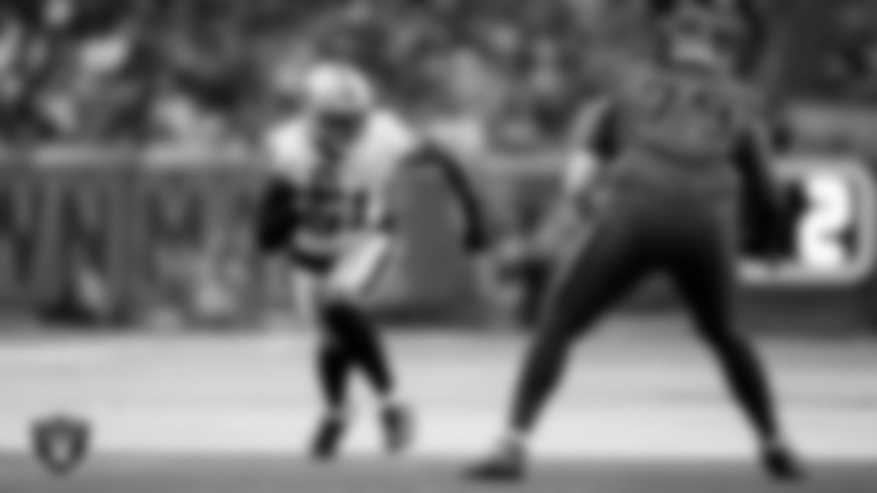 Las Vegas Raiders defensive end Malcolm Koonce (51) during the regular season away game against the Houston Texans at NRG Stadium.