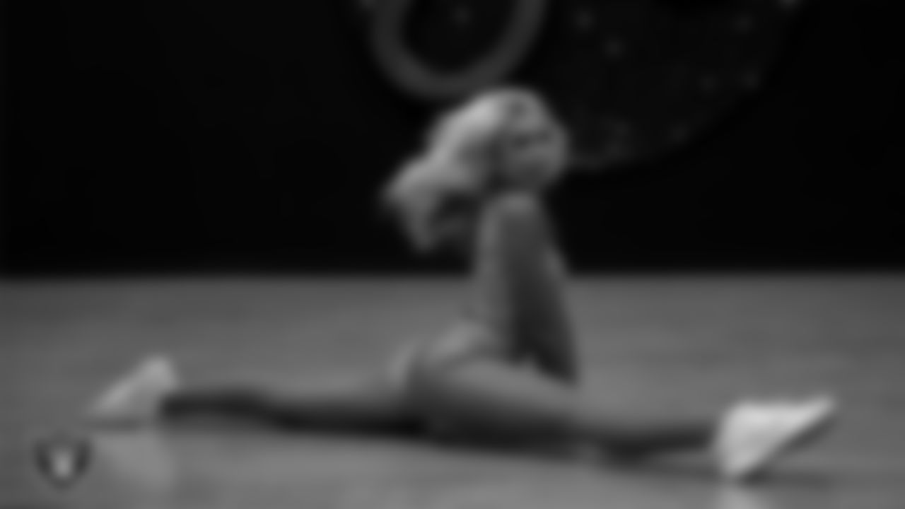 A dancer during a recruitment clinic at The Studio.