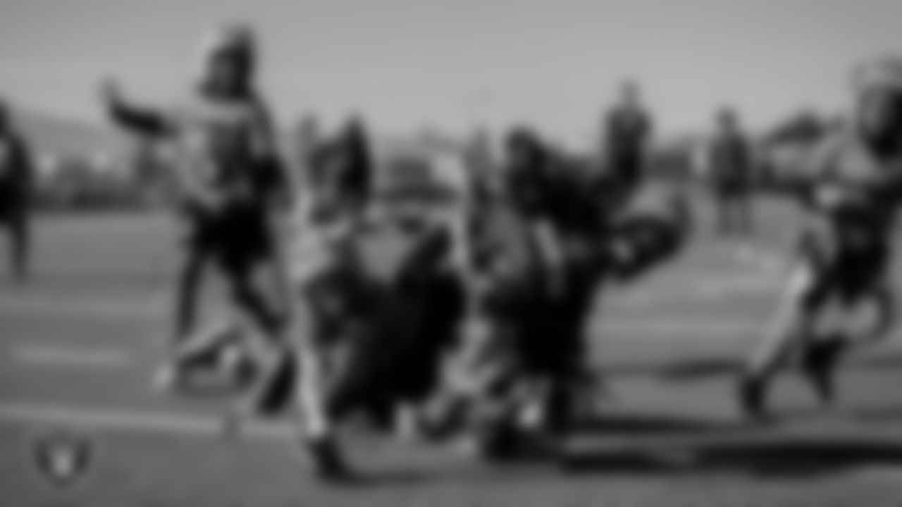 Athletes during Silver and Black Saturday at Liberty High School.