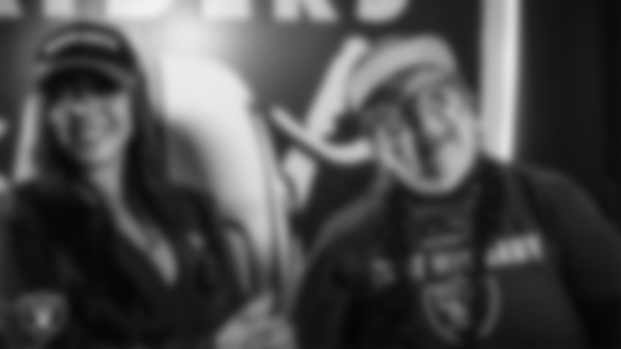 Las Vegas Raiders fan Barbara Estrada from Mexico City is named the International Fan of the Year.