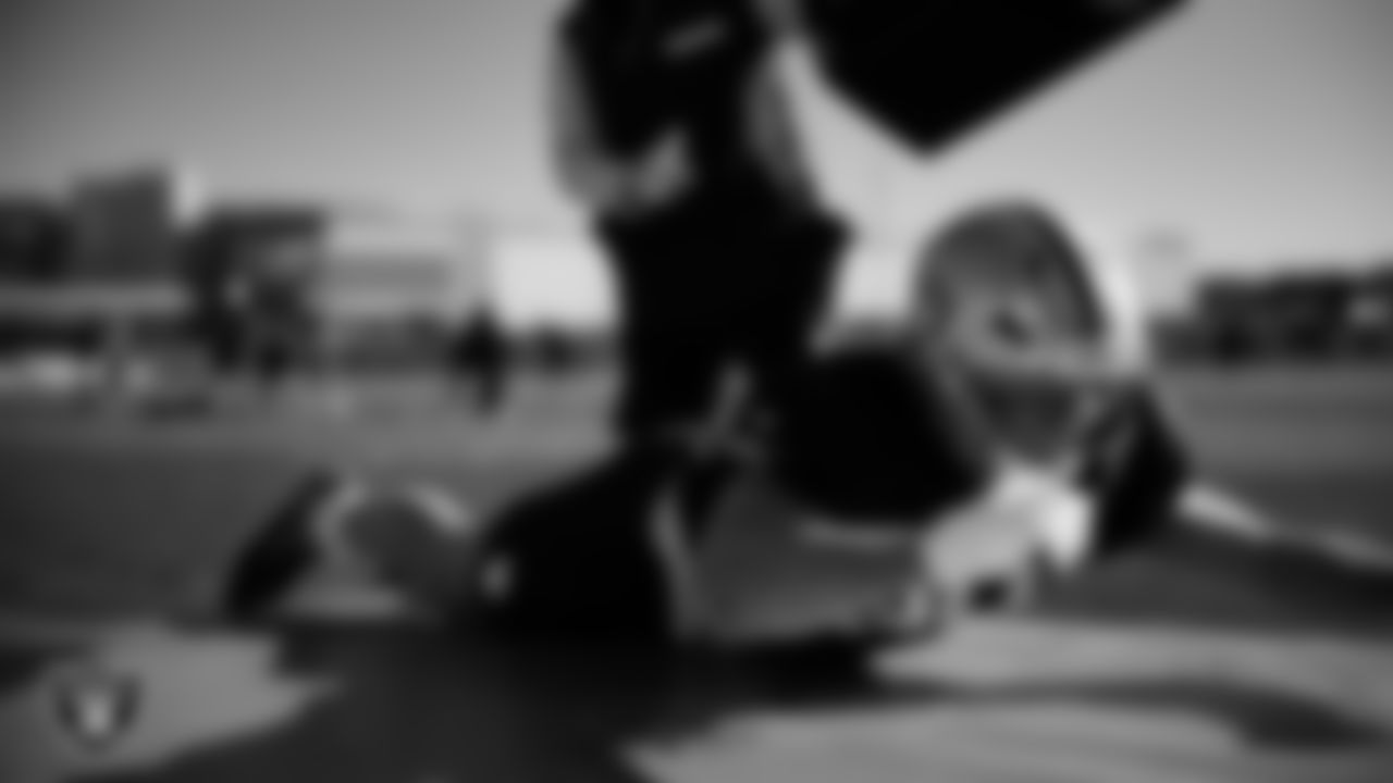 Las Vegas Raiders tight end Brock Bowers (89) during practice at Intermountain Health Performance Center.