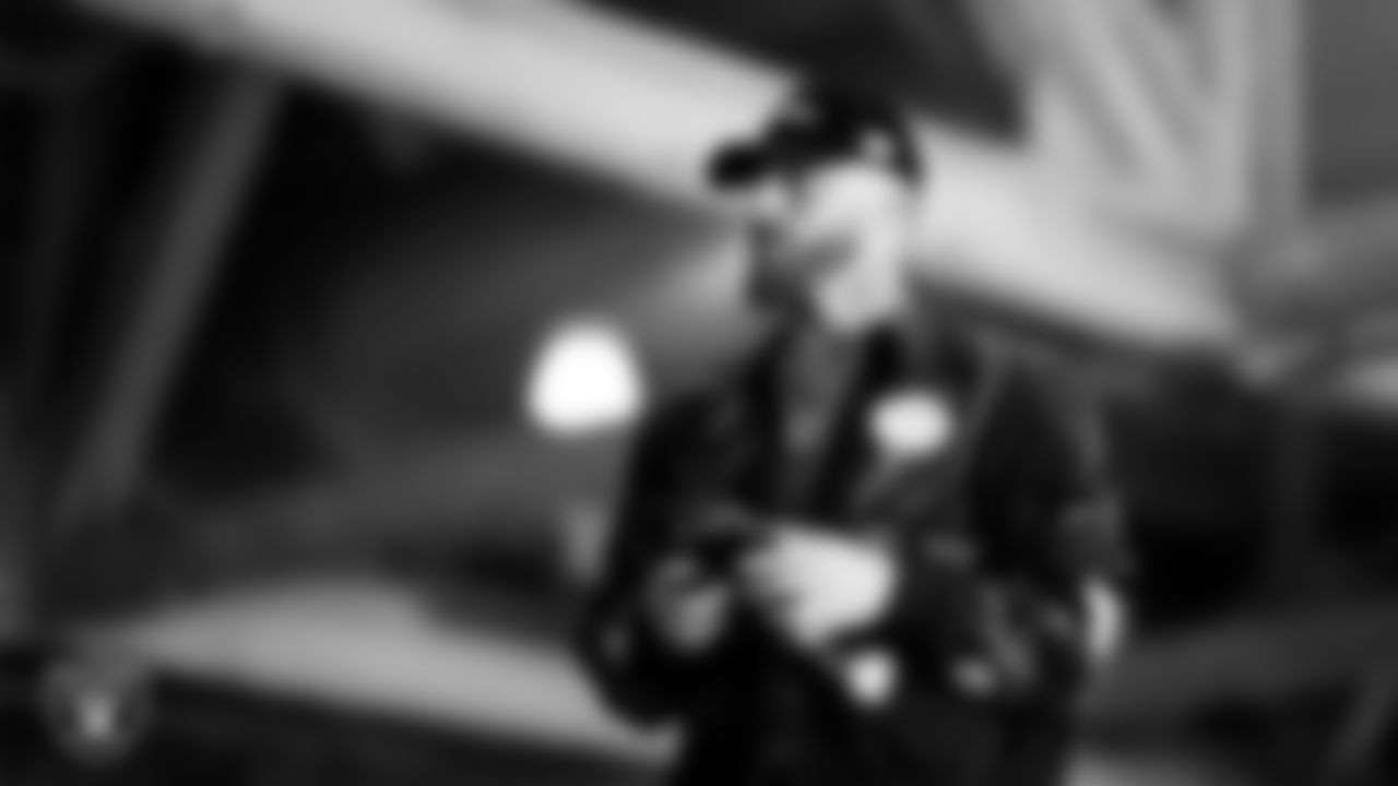 Las Vegas Raiders defensive end Maxx Crosby (98) arrives to the regular season home game against the Jacksonville Jaguars at Allegiant Stadium.