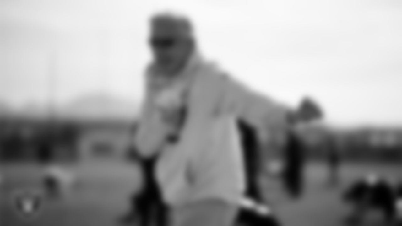 Las Vegas Raiders Head Coach Pete Carroll during practice at Intermountain Health Performance Center.