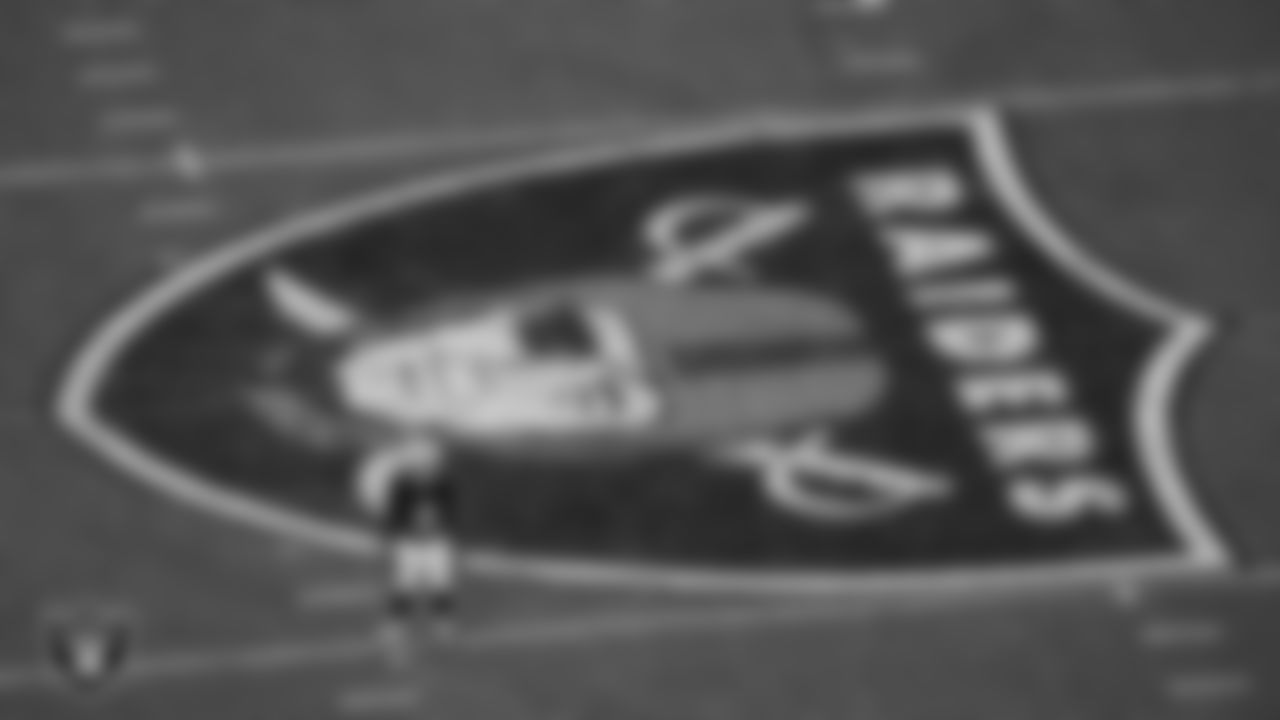 Las Vegas Raiders running back Ashton Jeanty (2) lines up before the snap during the regular season home game against the Dallas Cowboys at Allegiant Stadium.