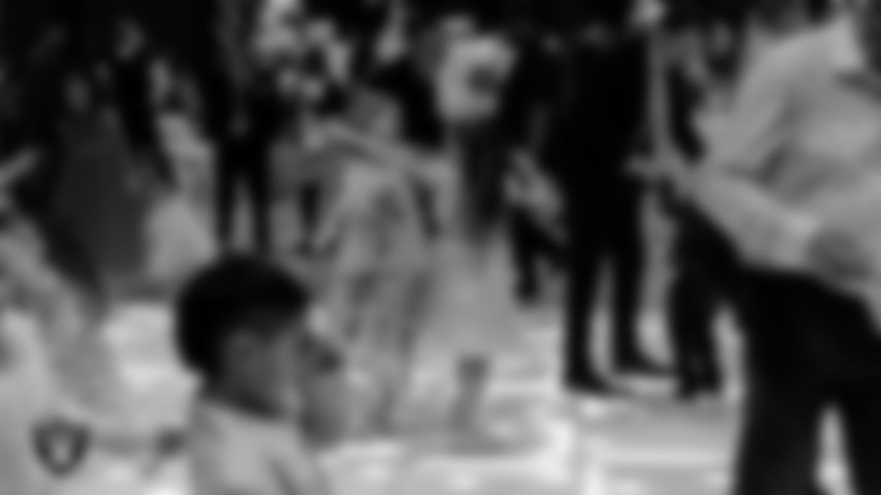 Attendees dance during the Valentine's Day Dance at The Studio.