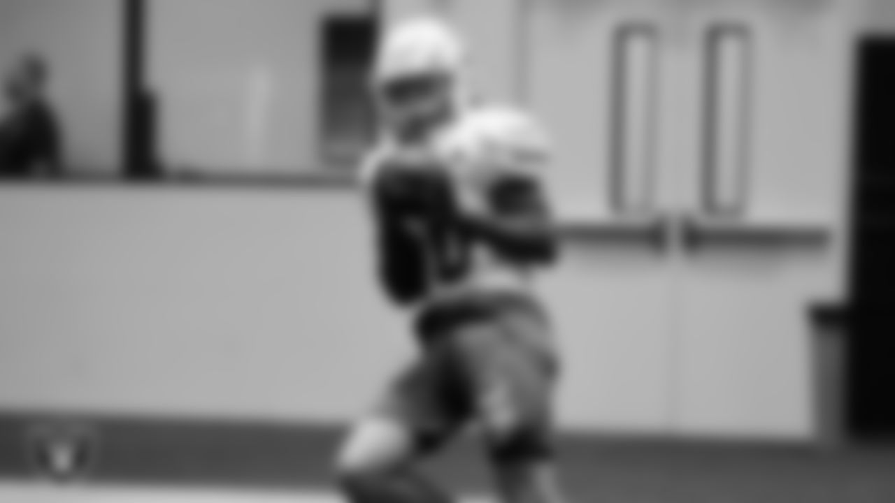 A Carson High School football team member during a walkthrough at Intermountain Health Performance Center.