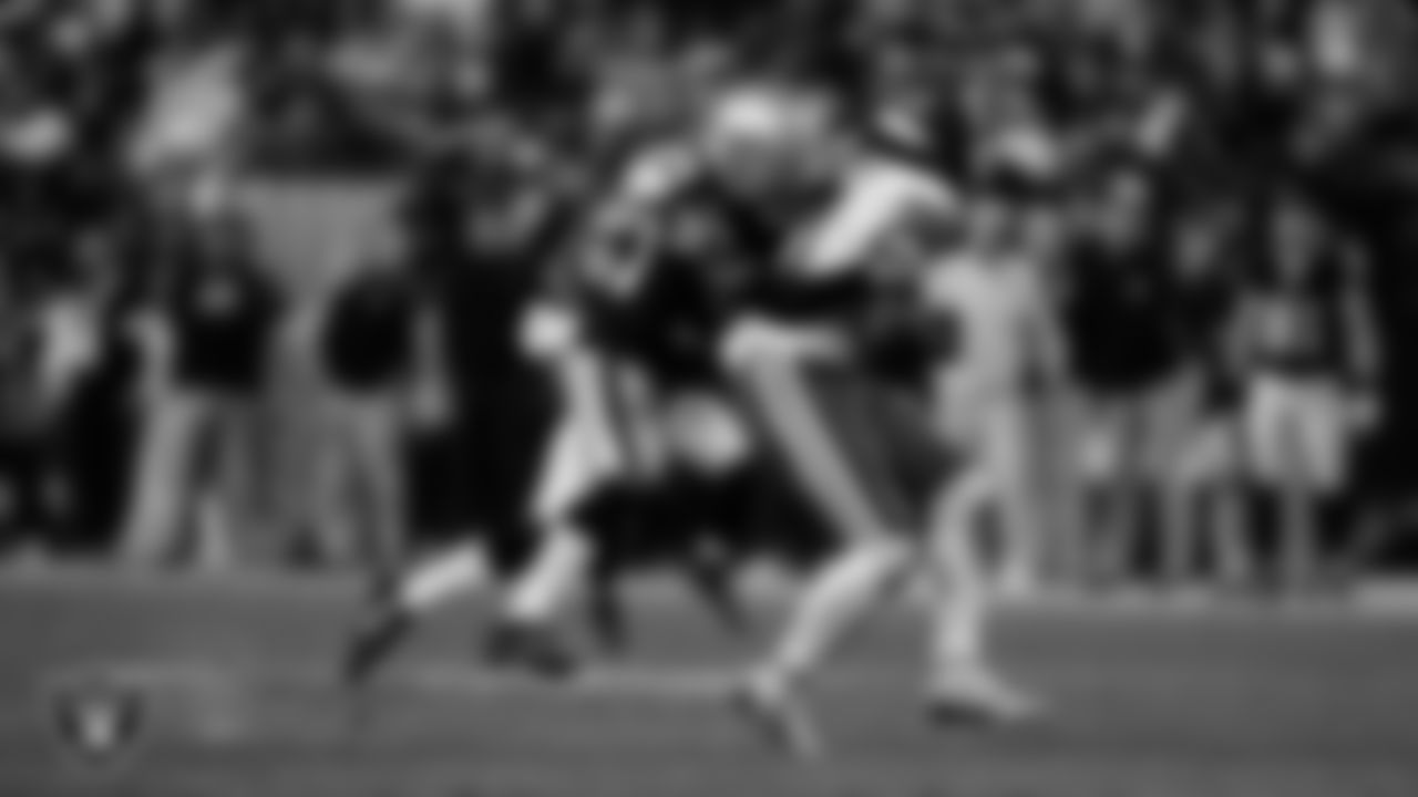 Las Vegas Raiders cornerback Darnay Holmes (30) during the regular season home game against the Kansas City Chiefs at Allegiant Stadium.