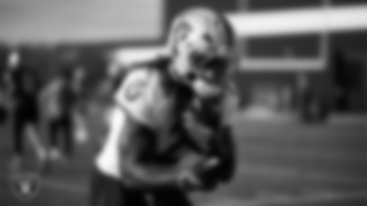 Las Vegas Raiders running back Ashton Jeanty (2) during practice at Intermountain Health Performance Center.