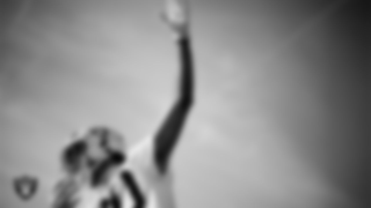 Las Vegas Raiders safety Isaiah Pola-Mao (20) during practice at Intermountain Health Performance Center.