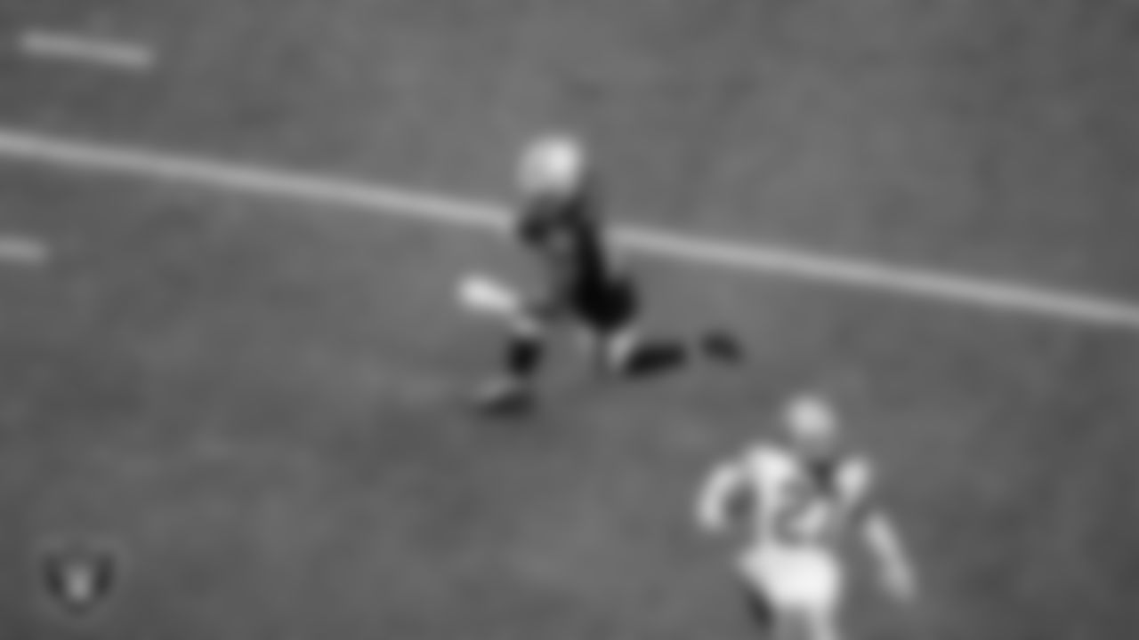 Las Vegas Raiders wide receiver Jakobi Meyers (16) during the preseason home game against the San Francisco 49ers at Allegiant Stadium.