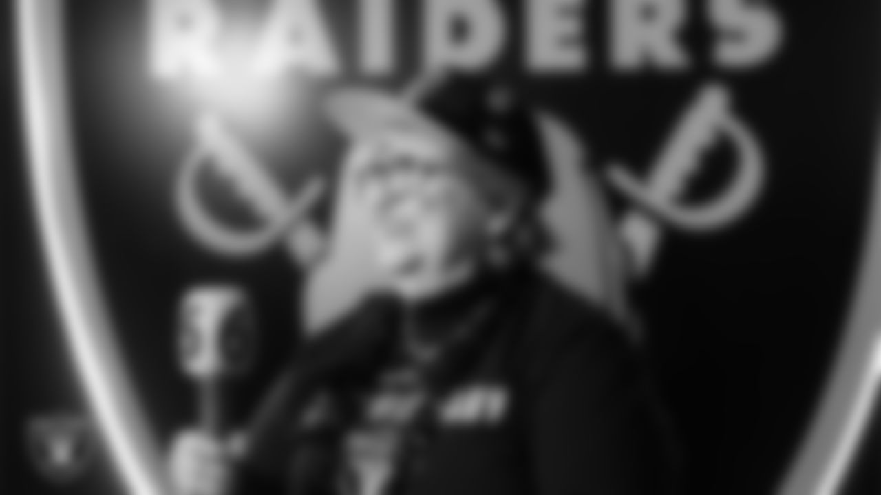 Las Vegas Raiders fan Barbara Estrada from Mexico City is named the International Fan of the Year.