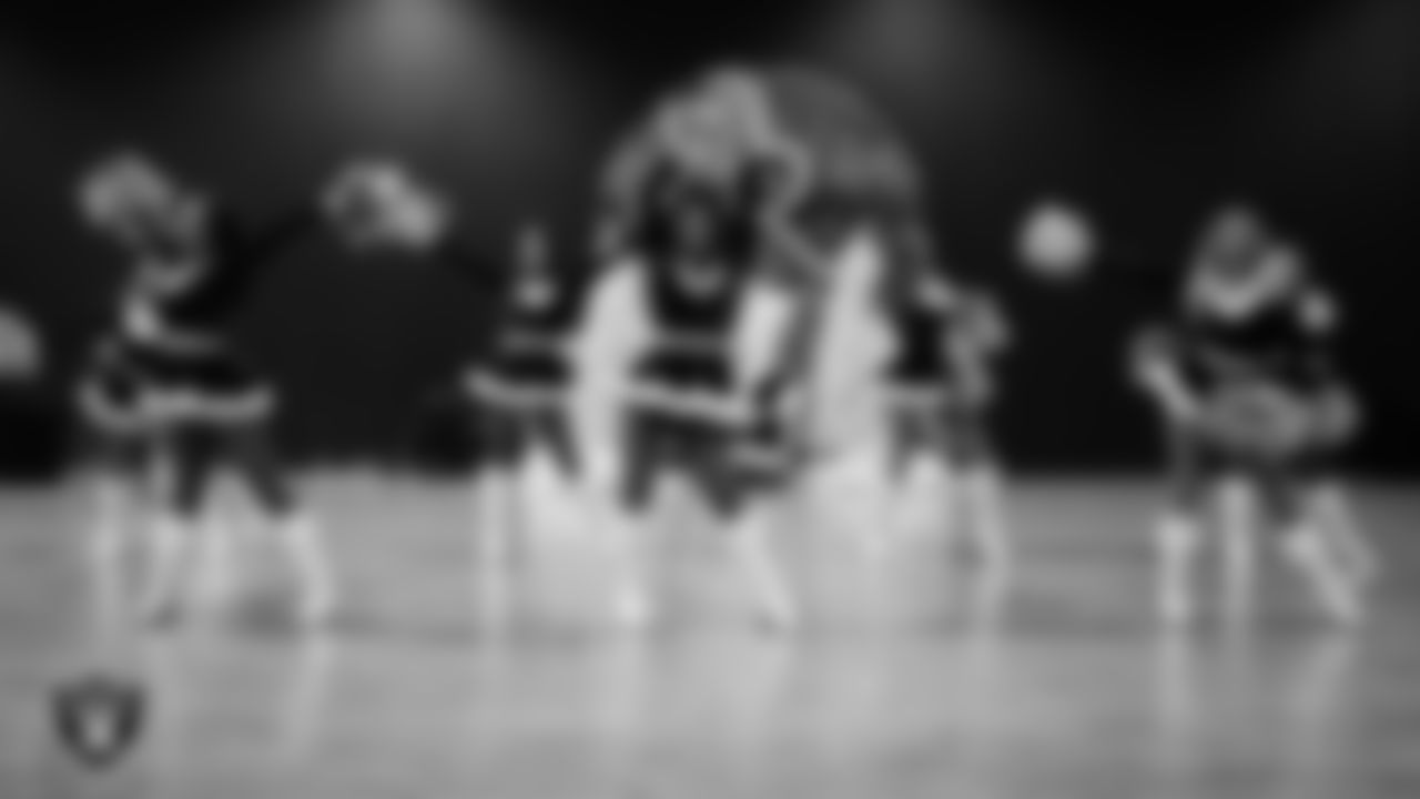 The Raiderettes perform during the Junior Raiderettes Banquet at The Studio.