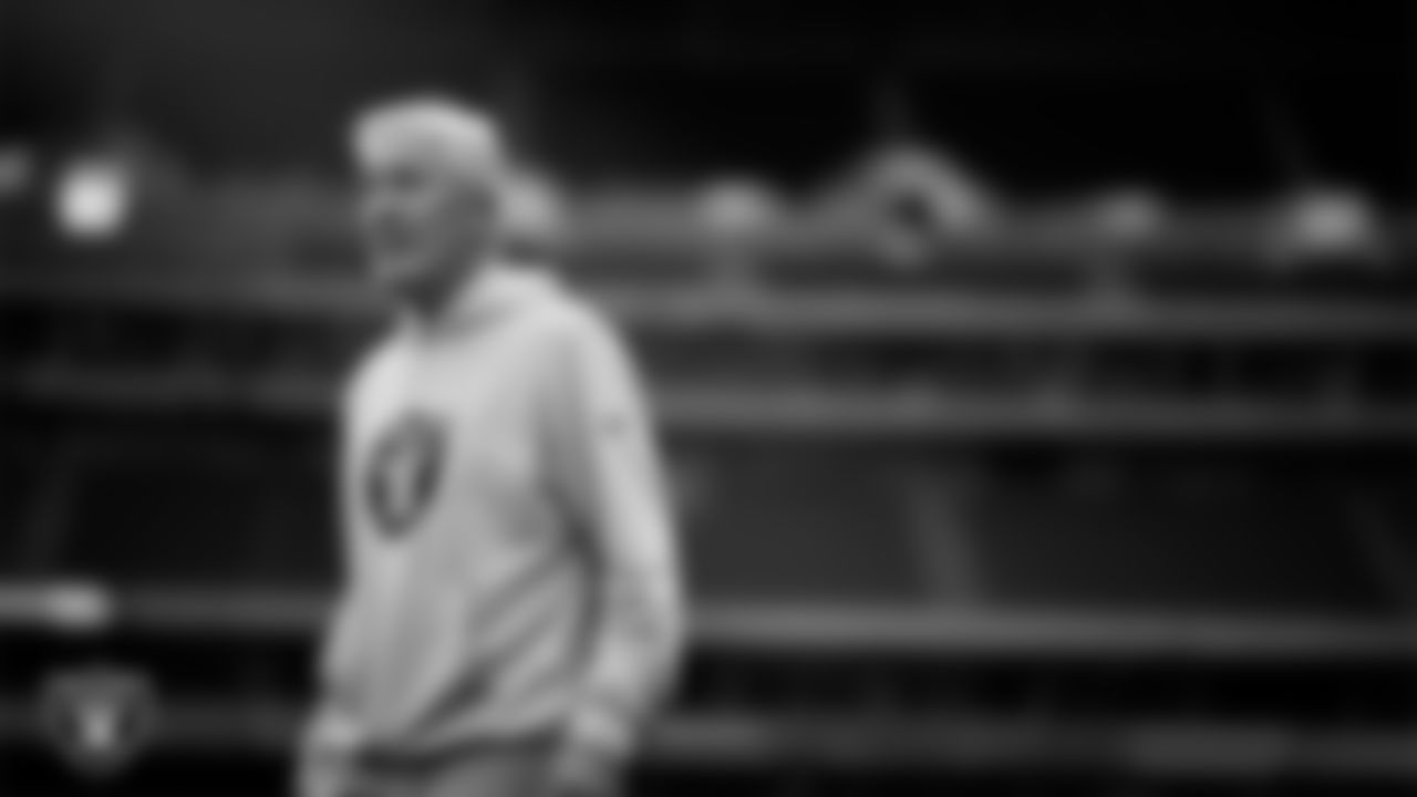 Las Vegas Raiders Head Coach Pete Carroll before the regular season away game against the Houston Texans at NRG Stadium.