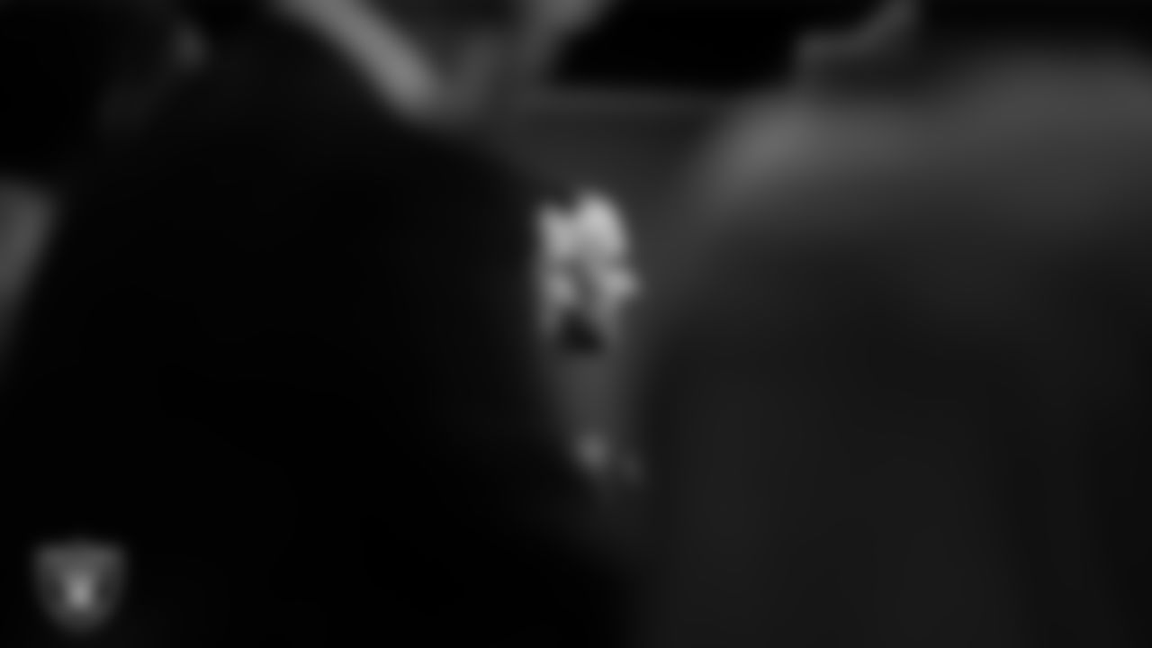 Las Vegas Raiders General Manager John Spytek during Head Coach Klint Kubiak's introductory press conference at Intermountain Health Performance Center.