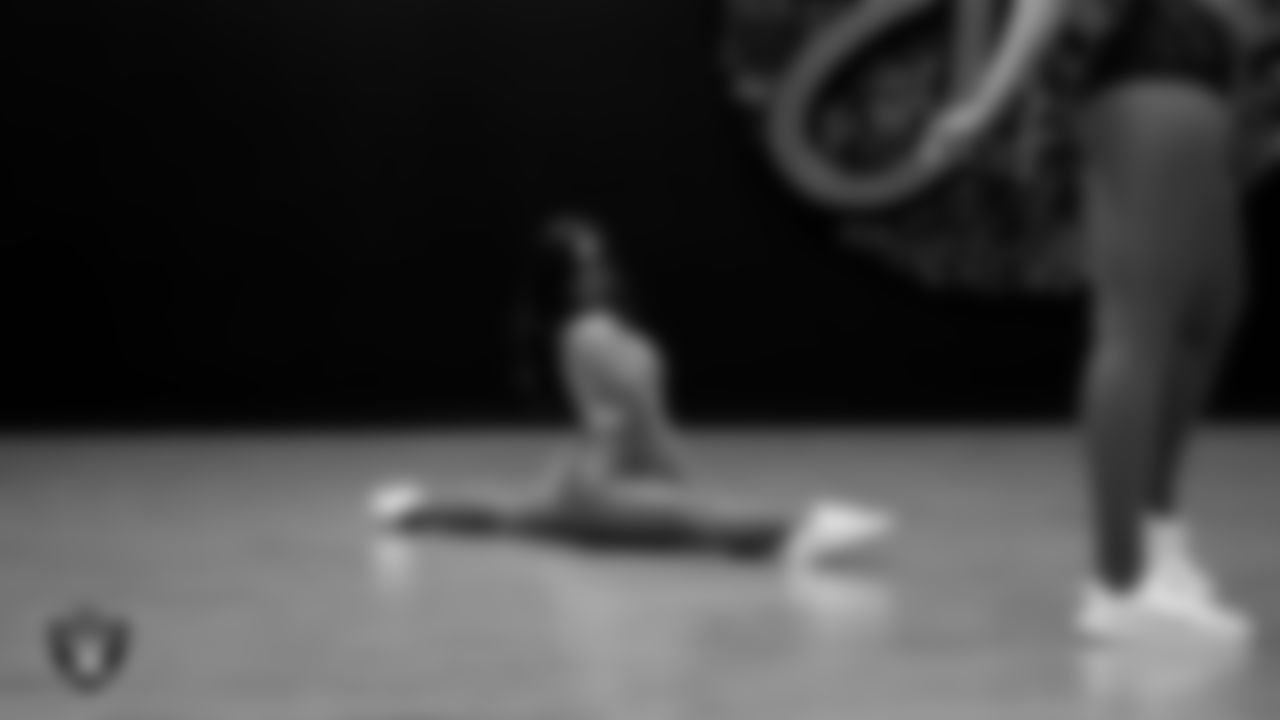 A dancer during a recruitment clinic at The Studio.