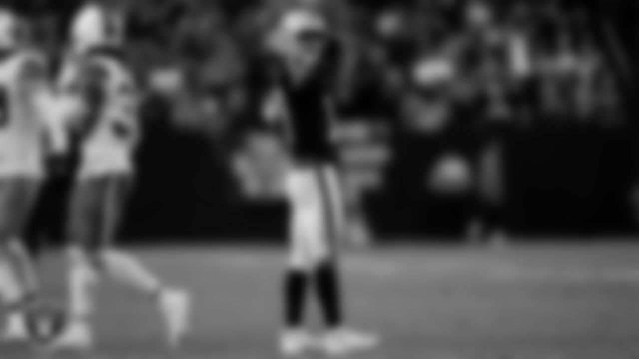 Las Vegas Raiders wide receiver Tyler Lockett (17) during the regular season home game against the Cleveland Browns at Allegiant Stadium.