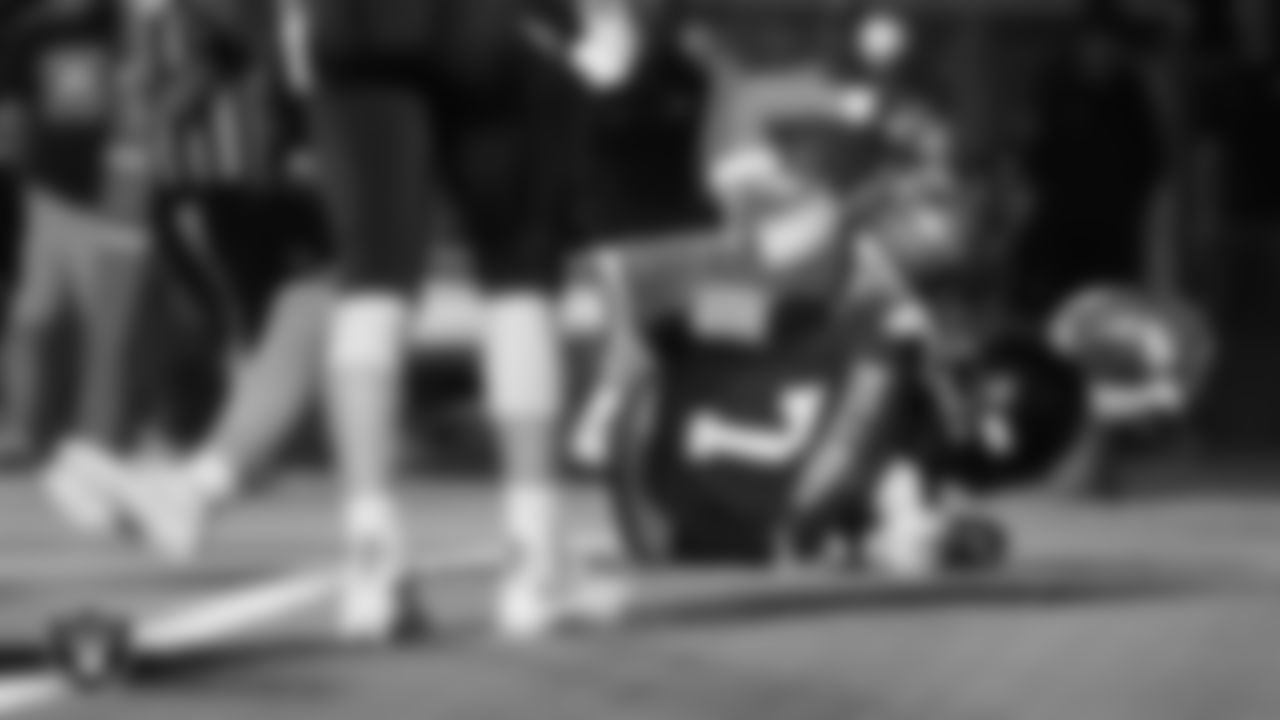 Moapa Valley High School hosts Virgin Valley High School during the Las Vegas Raiders' Football Showcase game at Moapa Valley High School.