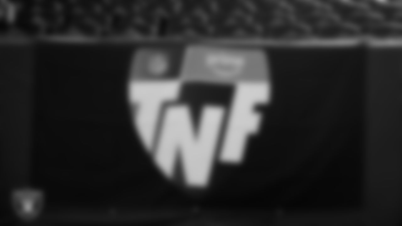 Thursday Night Football signage around Empower Field at Mile High before the regular season away game against the Denver Broncos.