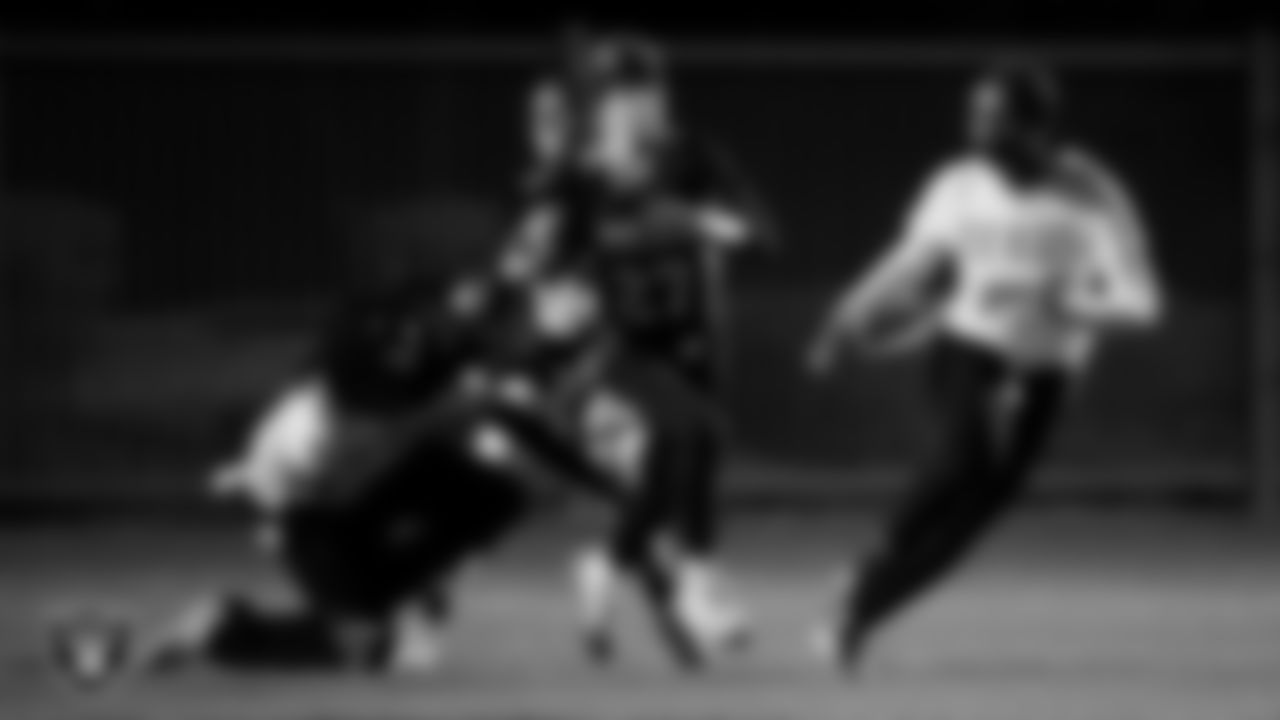 Doral Academy Red Rock hosts Democracy Preparatory Academy at Agassi Campus during the Las Vegas Raiders' High School Flag Football Showcase game at Doral Academy Red Rock.