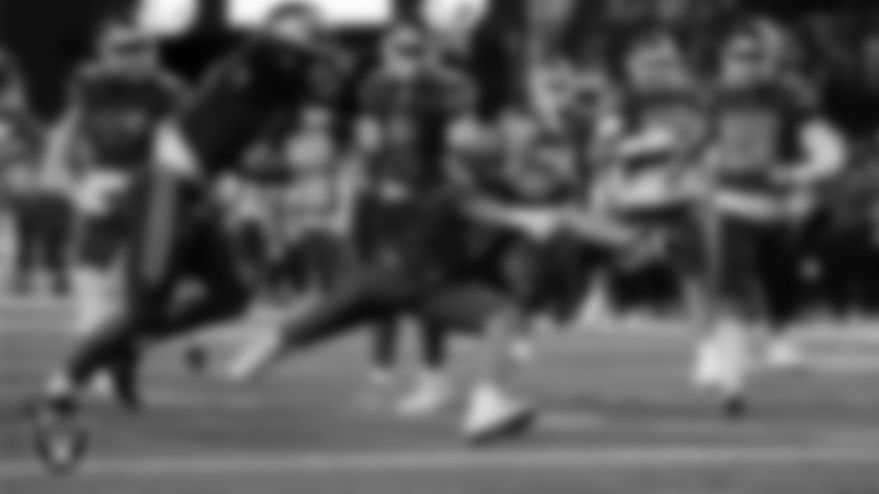 Bishop Gorman High School and Arbor View High School face off in the NIAA 5A Open Division State Championship game at Allegiant Stadium.