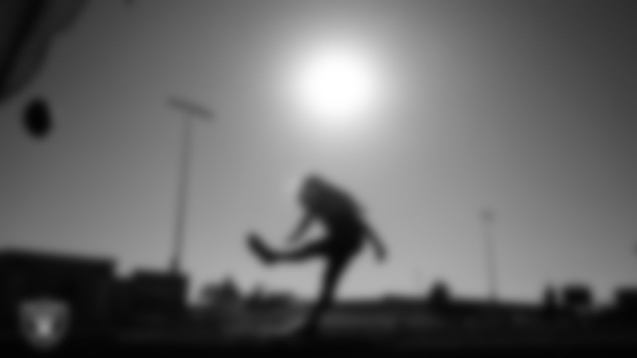 A member of the Somerset Academy Losee football team during practice at Somerset Academy Losee.