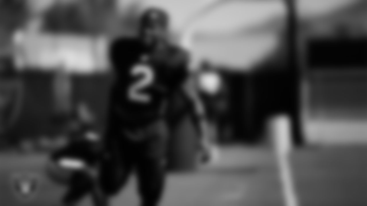 Las Vegas Raiders running back Ashton Jeanty (2) during practice at Intermountain Health Performance Center.