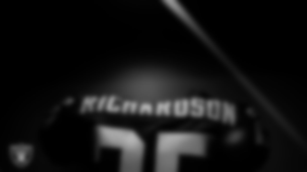 The locker room prior to the Las Vegas Raiders' arrival for their regular season home game against the Kansas City Chiefs at Allegiant Stadium.