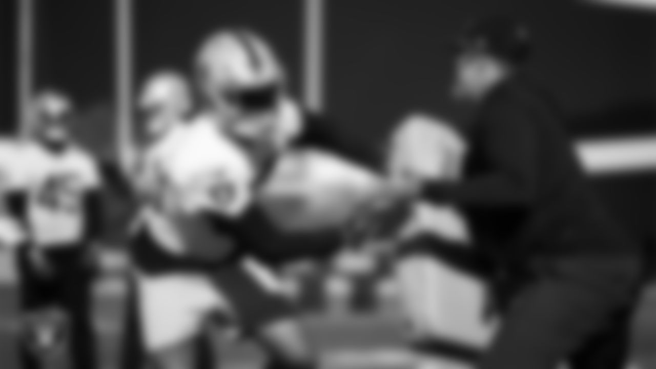 Las Vegas Raiders linebacker Jamal Adams (33) during practice at Intermountain Health Performance Center.