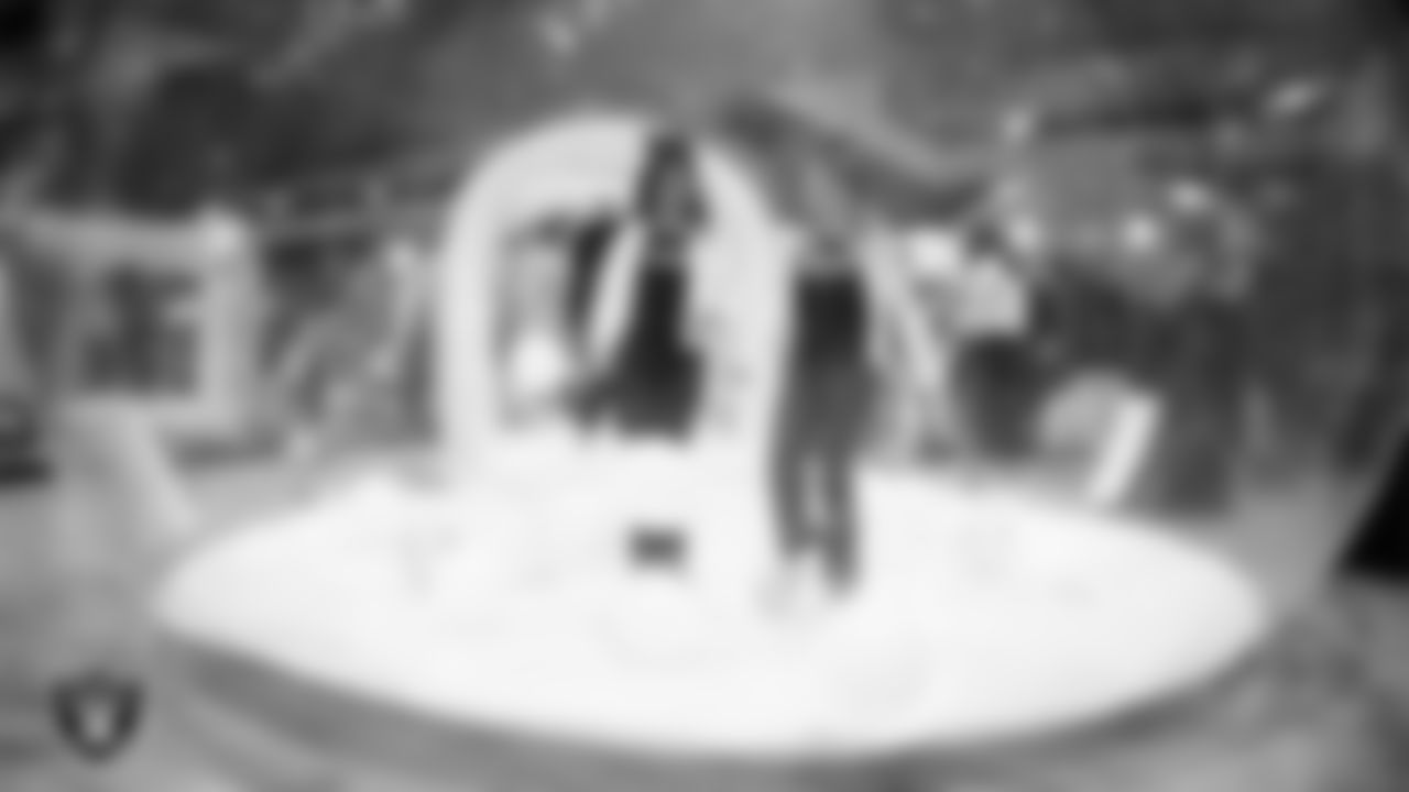 Junior Raiderettes enjoy activities during the Junior Raiderettes Banquet at The Studio.