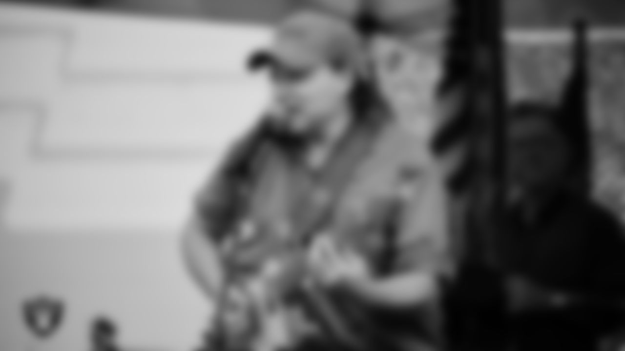 A band performs during the Veterans Tailgate in Downtown Las Vegas.