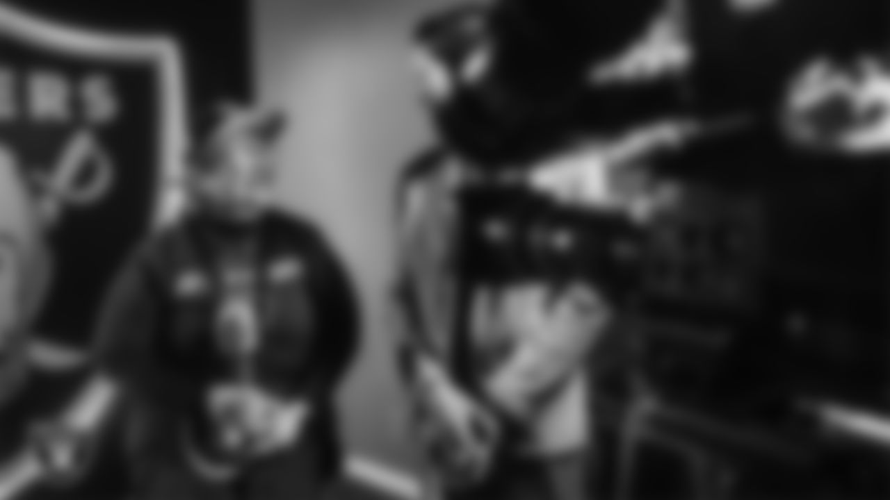 Las Vegas Raiders fan Barbara Estrada from Mexico City is named the International Fan of the Year.