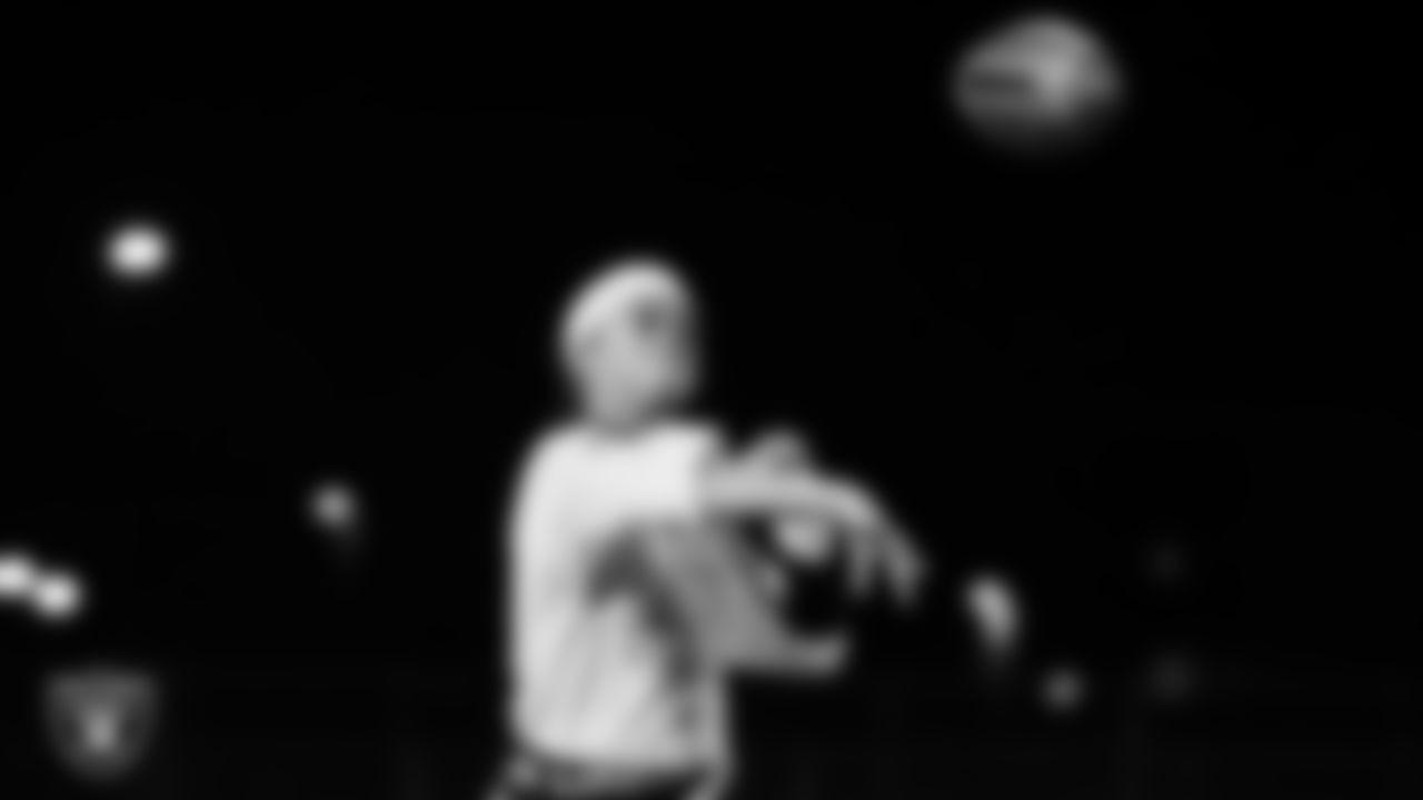 Bonanza High School hosts Amplus Academy during the Las Vegas Raiders' High School Flag Football Showcase game at Bonanza High School.