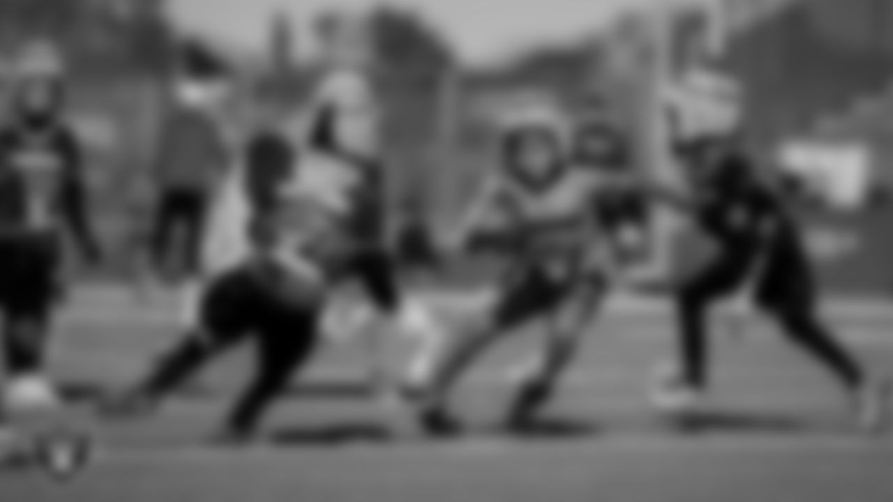 Athletes during Silver and Black Saturday at Liberty High School.