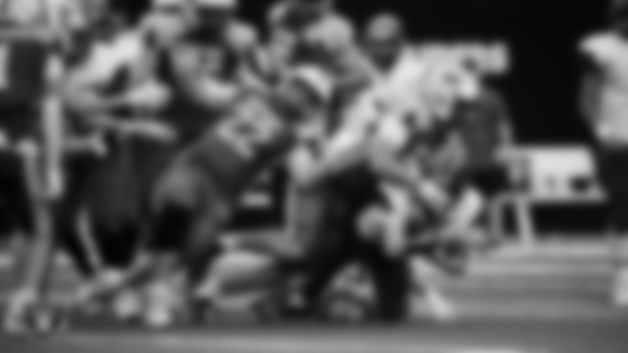 Needles High School and Pershing County High School face off in the NIAA 2A Division State Championship game at Allegiant Stadium.