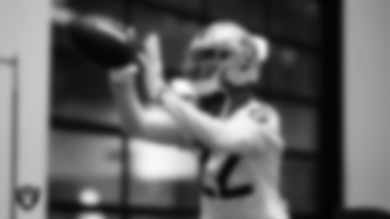 Las Vegas Raiders cornerback Eric Stokes (22) during practice at Intermountain Health Performance Center.