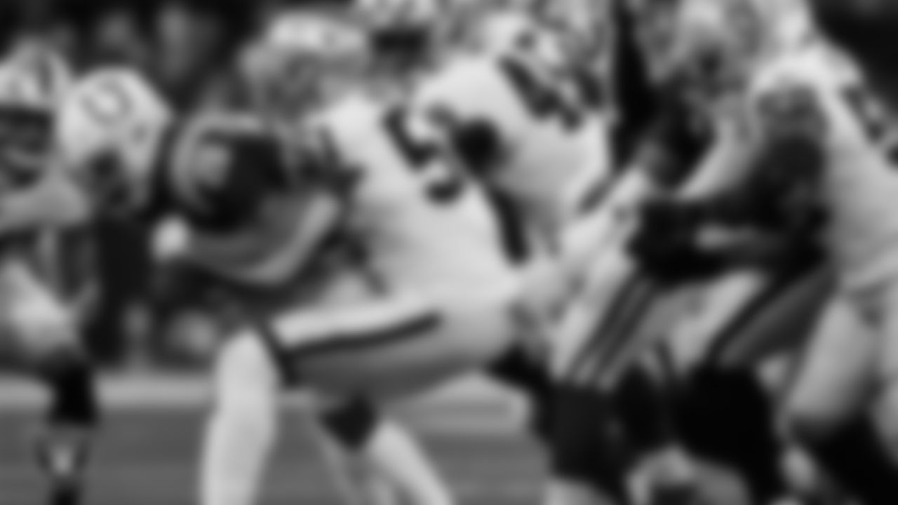 Las Vegas Raiders defensive end Malcolm Koonce (51) makes a tackle during the regular season away game against the Indianapolis Colts at Lucas Oil Stadium.