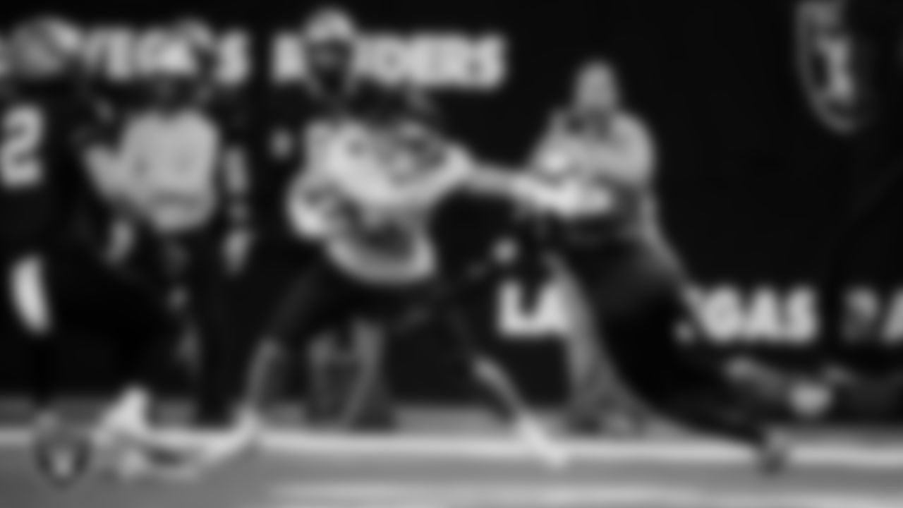 Spanish Springs High School and Faith Lutheran High School face off in the NIAA 5A Division State Championship game at Allegiant Stadium.