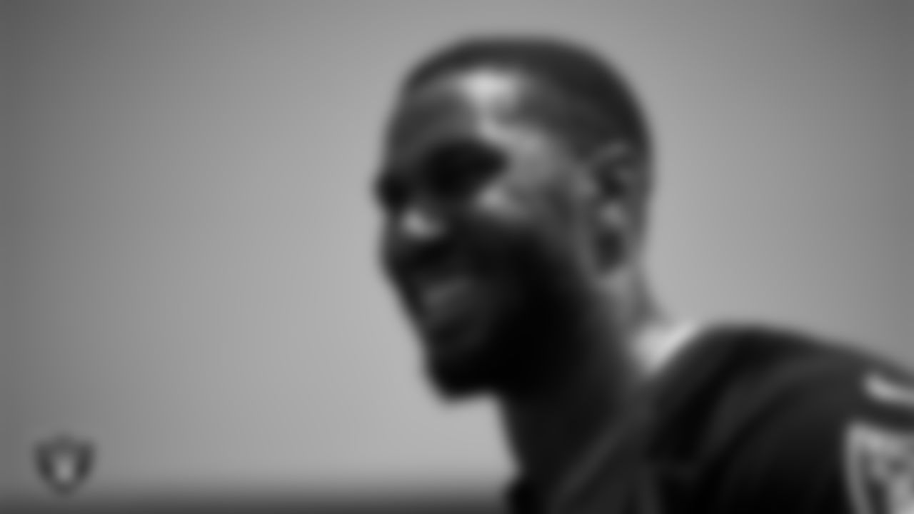 Las Vegas Raiders defensive end Charles Snowden (49) at an Organized Team Activity (OTA) at Intermountain Health Performance Center.