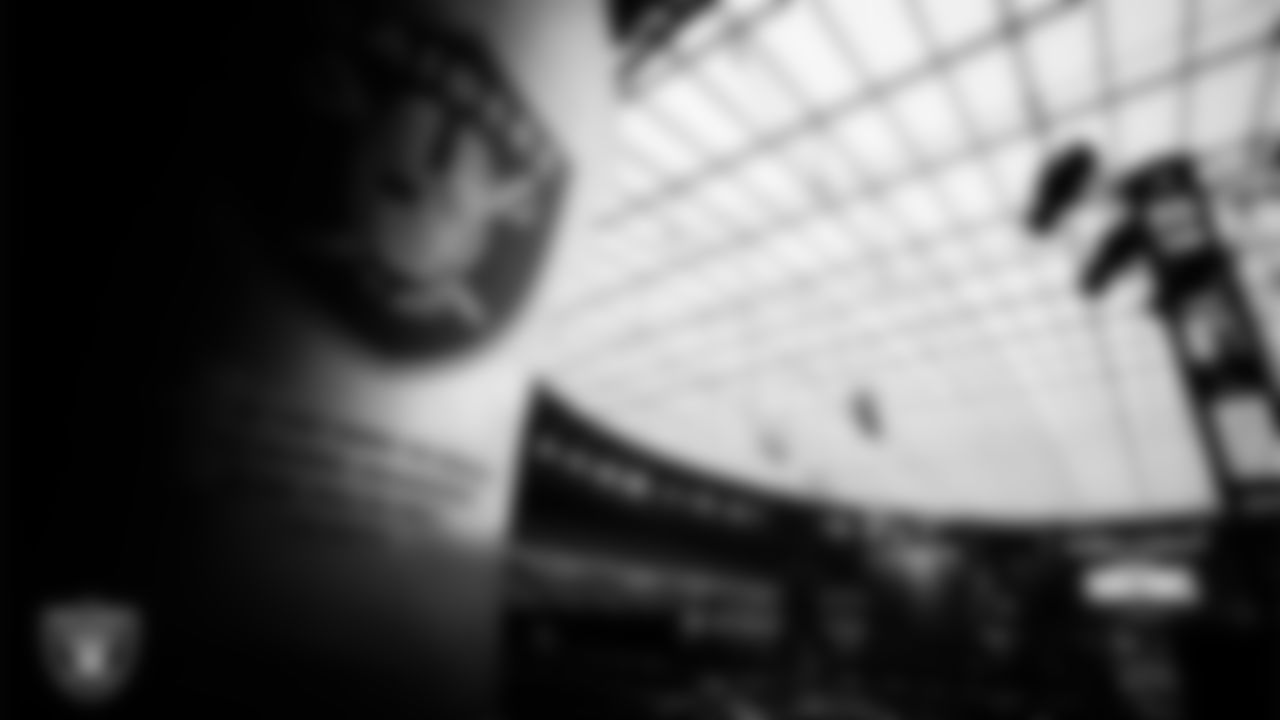 A view inside Allegiant Stadium before the final round of the 2025 Raiderettes Auditions.