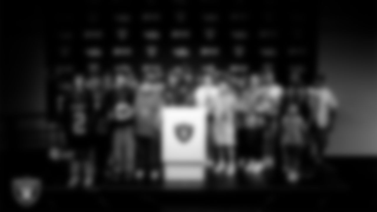 The Owyhee High School football team takes a tour of Allegiant Stadium.