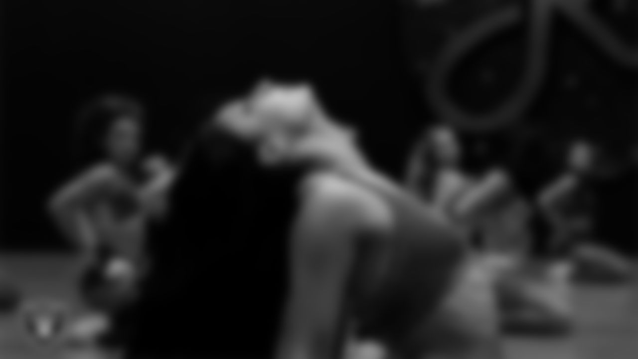 A dancer during a recruitment clinic at The Studio.