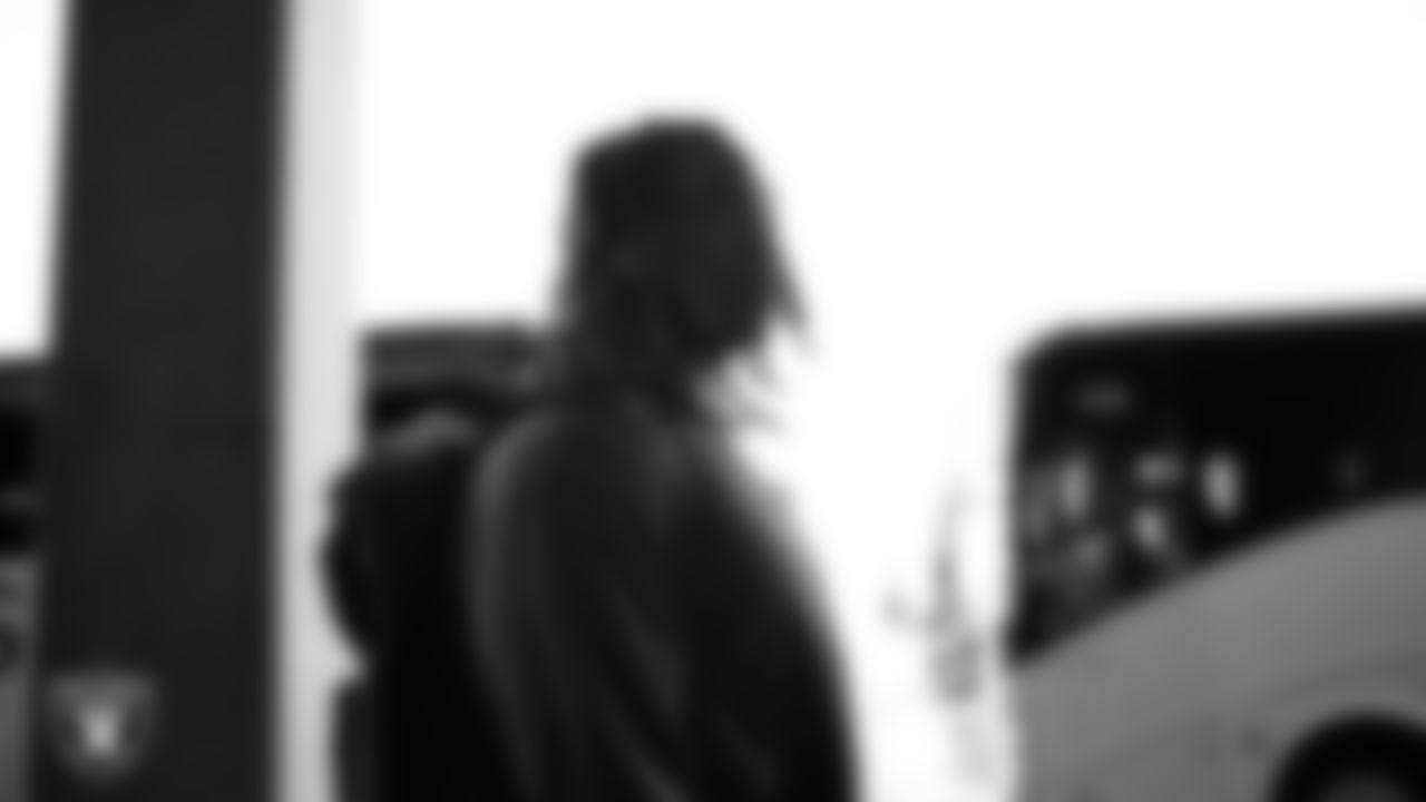 Las Vegas Raiders running back Ashton Jeanty (2) arrives to the preseason away game against the Seattle Seahawks at Lumen Field.