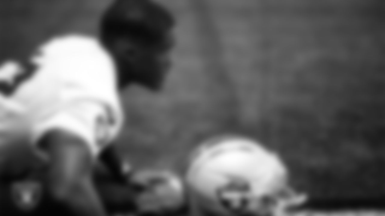 Las Vegas Raiders wide receiver Phillip Dorsett II (13) during practice at Intermountain Health Performance Center.