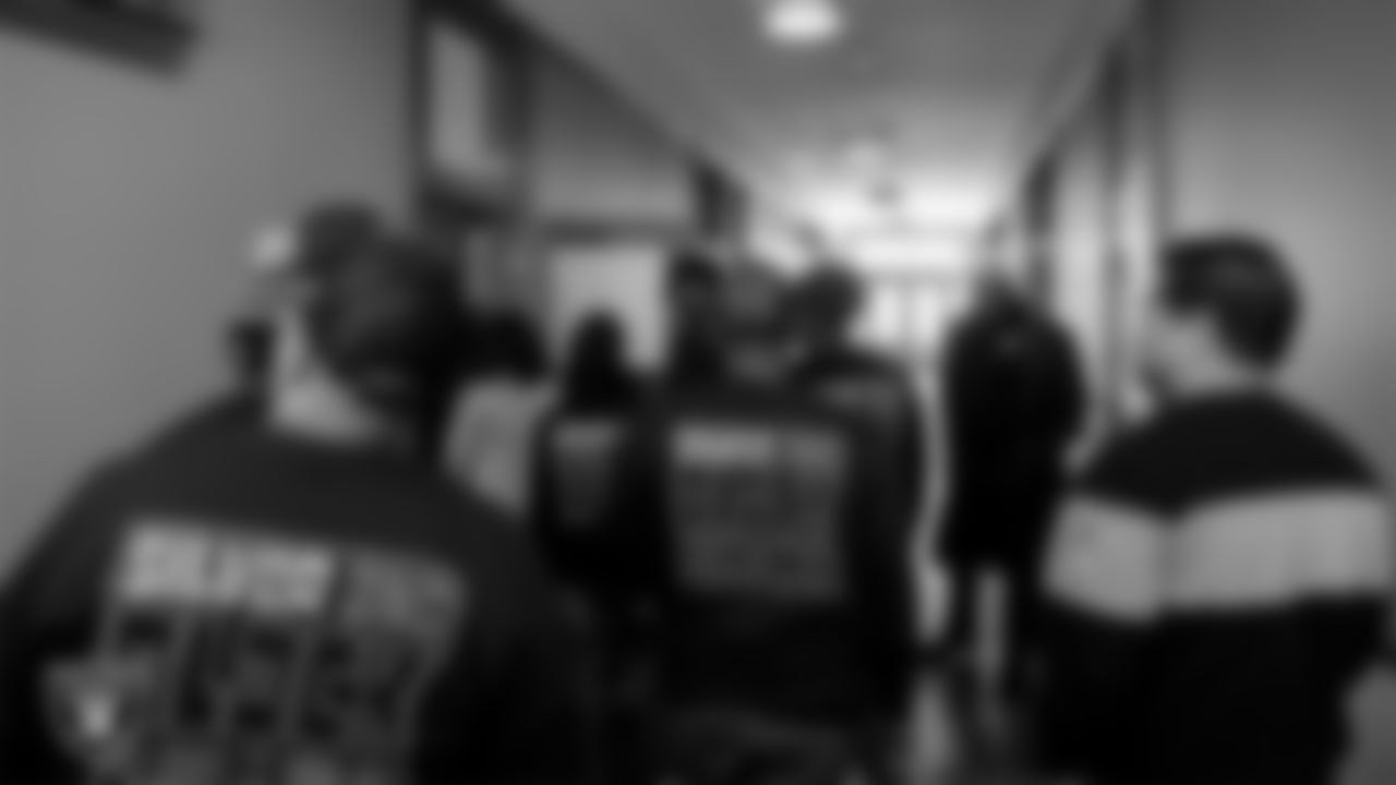 Attendees tour the Historic Westside School during the Historic Westside Tour.