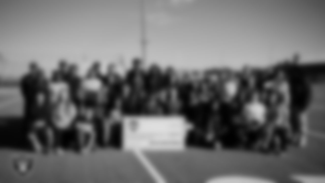 The Del Sol Academy of the Performing Arts flag football team poses for a photo during practice at Del Sol Academy of the Performing Arts.