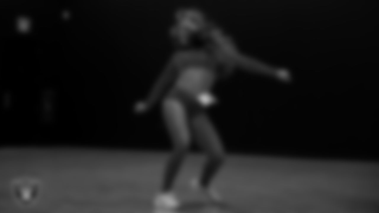 A dancer during a recruitment clinic at The Studio.