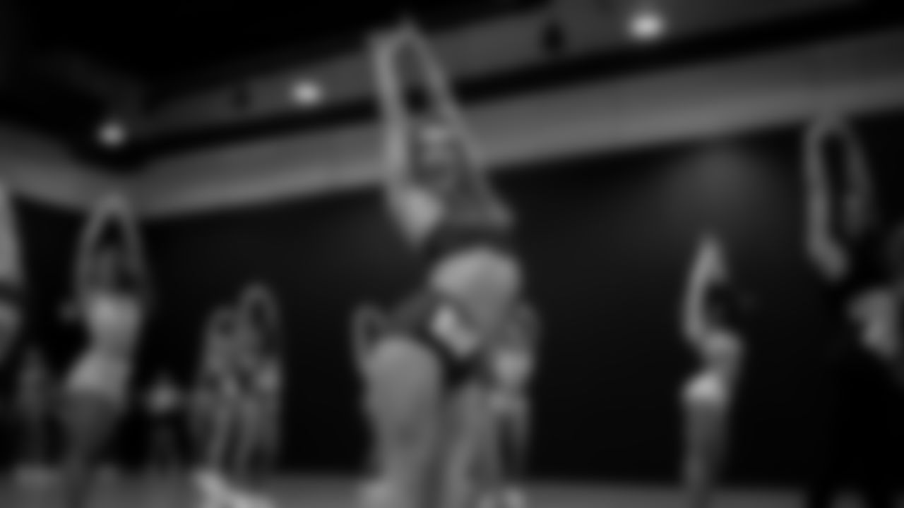 A dancer during a recruitment clinic at The Studio.